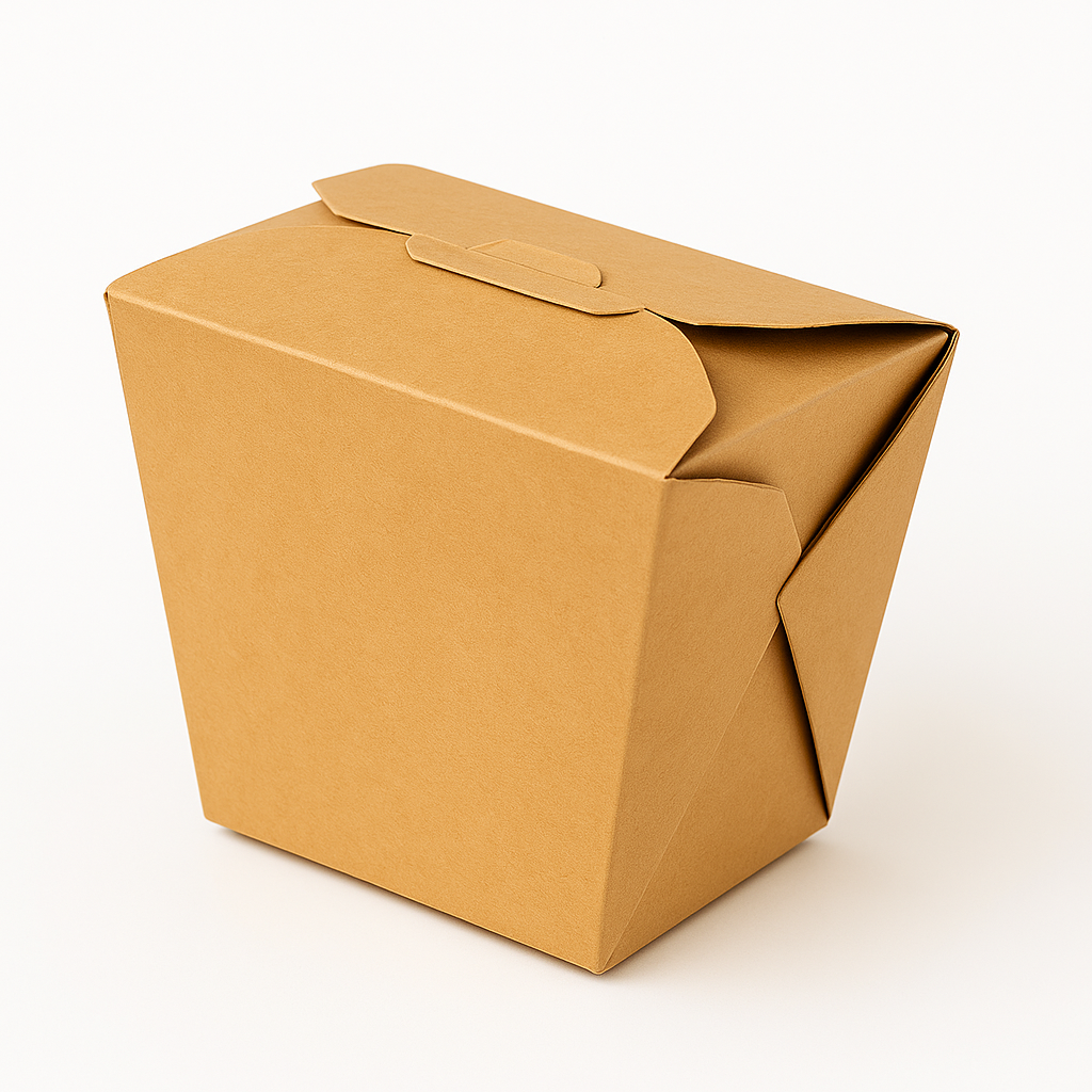CHINESE TAKEOUT PAILS - PLAIN BROWN - 3 SIZES