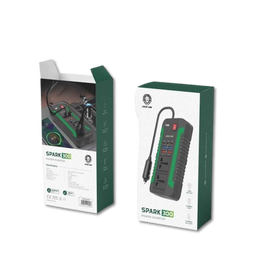 Green Lion Spark 300 Power Inverter - Black