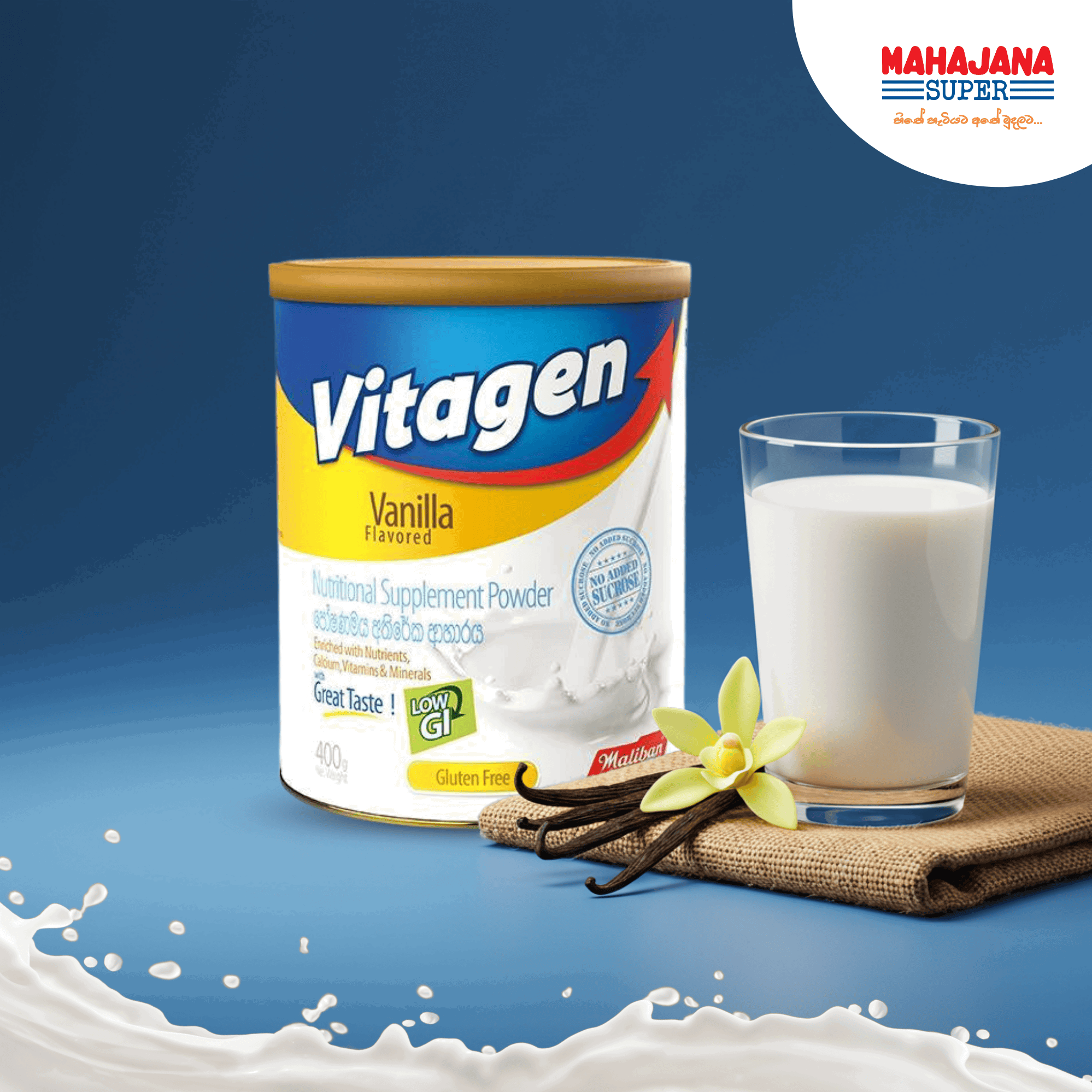 Maliban Milk Powder Vitagen Tin 200g_0