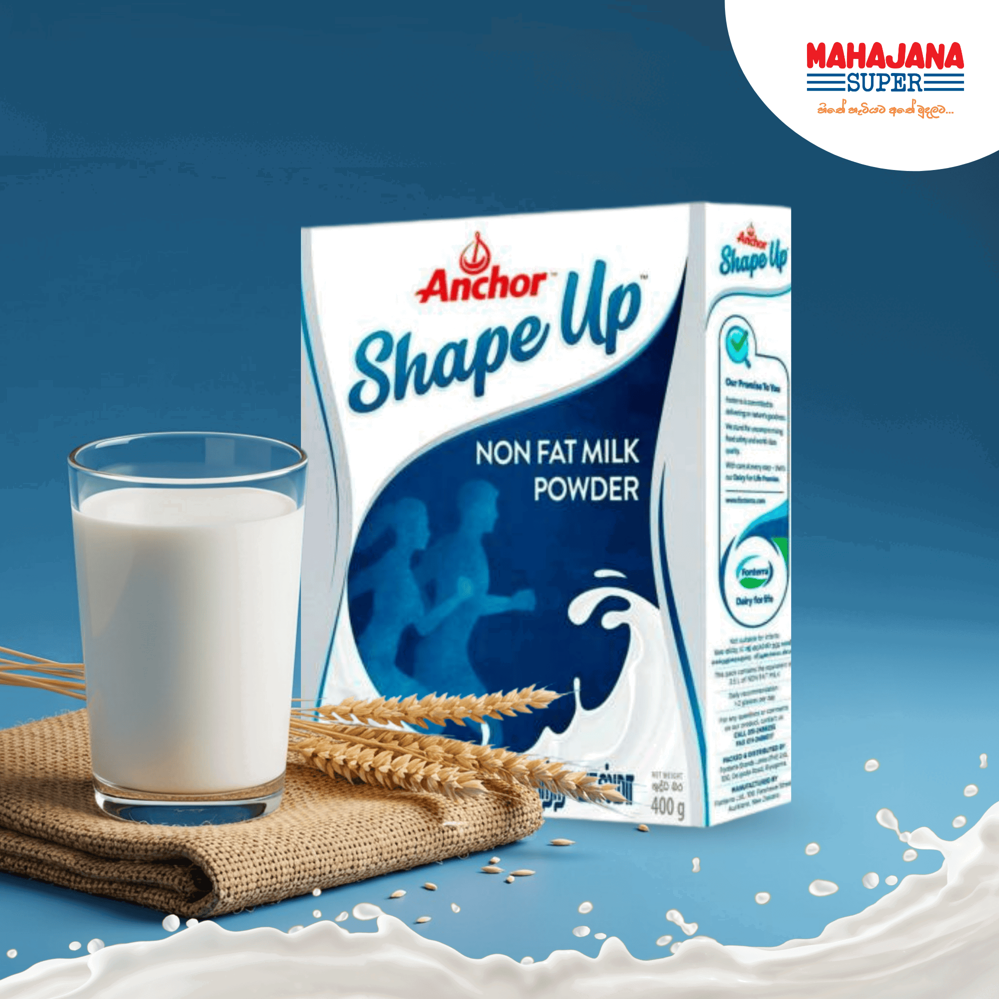 Anchor shape up non fat milk powder 400g_0