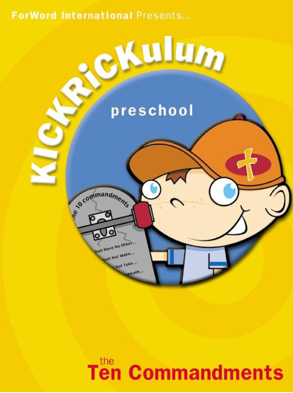 10 Commandments Curriculum -12 Weeks of Pre School for Lessons Children's Church
