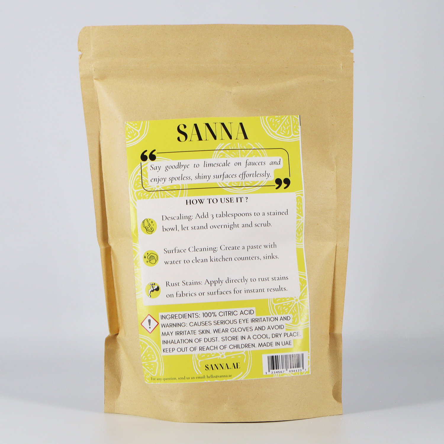 Sanna Citric Acid 400g_1
