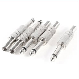 Mono 6.35mm ¼" Male Audio Jack Plug