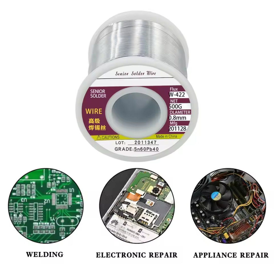 Senior Solder Wire | 1.0/2.0mm Tin Soldering Wire with Flux
