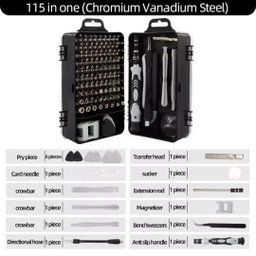 Portable 115 in 1 Screwdriver Set
