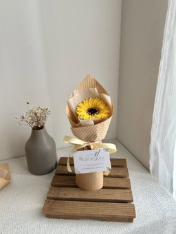 (1S001) 1 Stalk Soap Sunflower Bouquet  