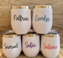 Personalized Stainless Steel Wine Tumbler