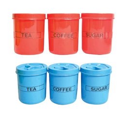 Tea, Coffee, Sugar Containers Set
