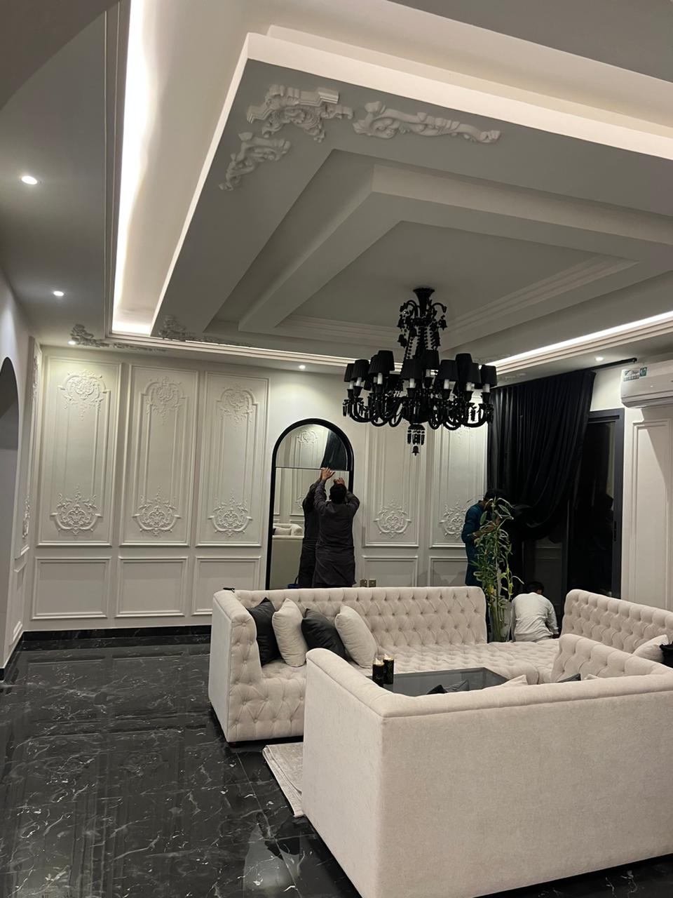 Gypsum Ceiling / Partion and Light Fixing_22