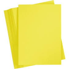 Yellow paper weight 24lb, size 8 ½ x 11 Paper _1