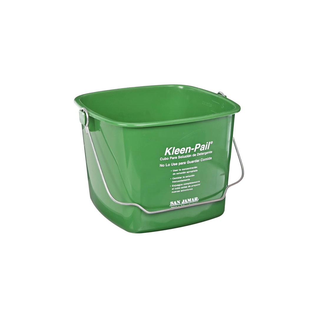 X CUBETA PLASTICA VERDE 5 LT