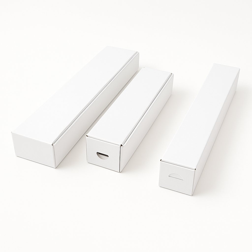 GRILLED FISH TAKEOUT BOXES - 20” x 4.5” x 4”  WHITE - (CLOSED TOP; NON -WINDOWED / PET-LINED) _6