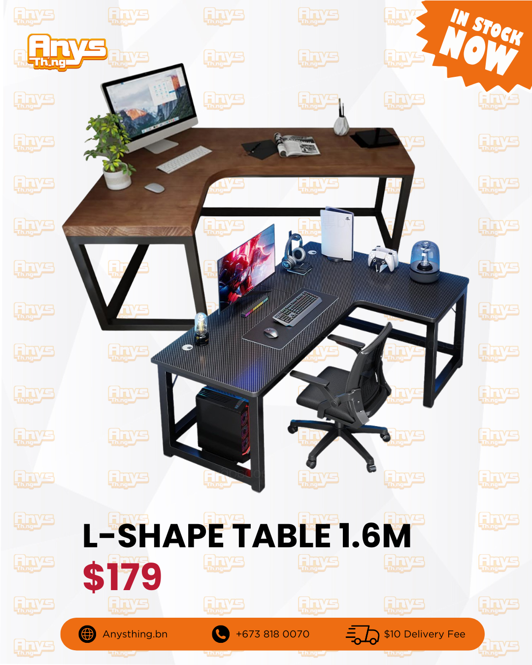 L-Shape table (Carbon Fiber)