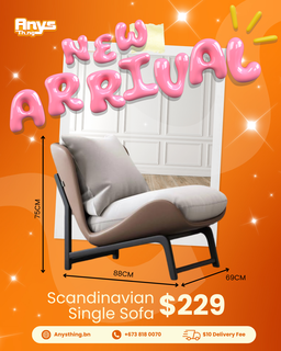 Scandinavian Single Sofa