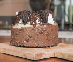 Slow Baked Oreo Cheesecake