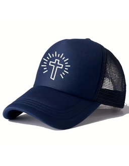 Cross Emblem Trucker Cap (Printed)