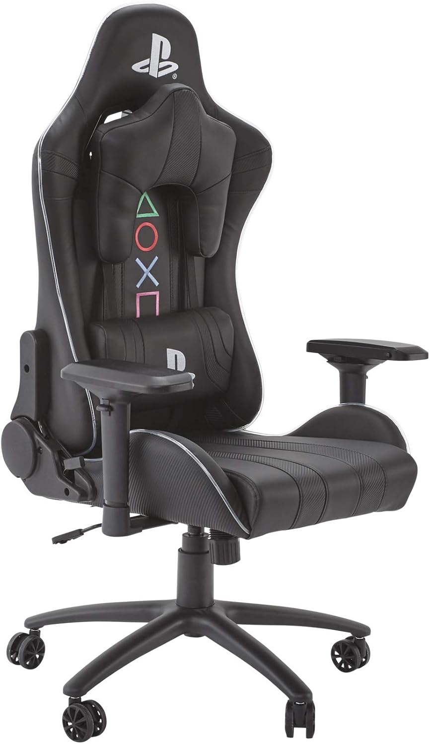 Cadeira Gamer Playstation ( Led RGB e Sistema de Som entregado)_5