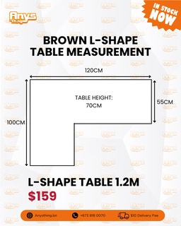 L-Shape table (Carbon Fiber)