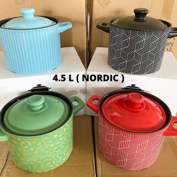 CERAMIC IRON CAST COOKING POT NORDIC