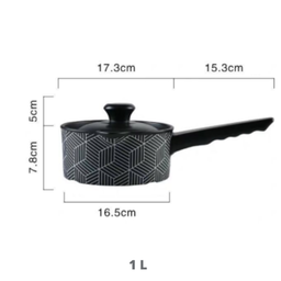 CERAMIC IRON CAST COOKING POT NORDIC