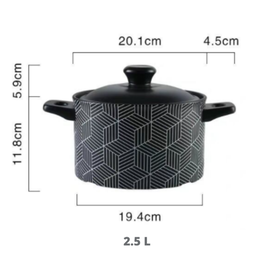 CERAMIC IRON CAST COOKING POT NORDIC