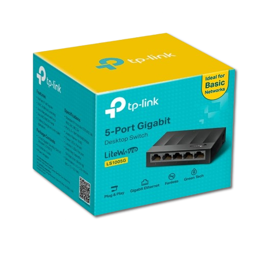 TP-Link LS1005G 5-Port 10/100/1000 Mbps Desktop Switch