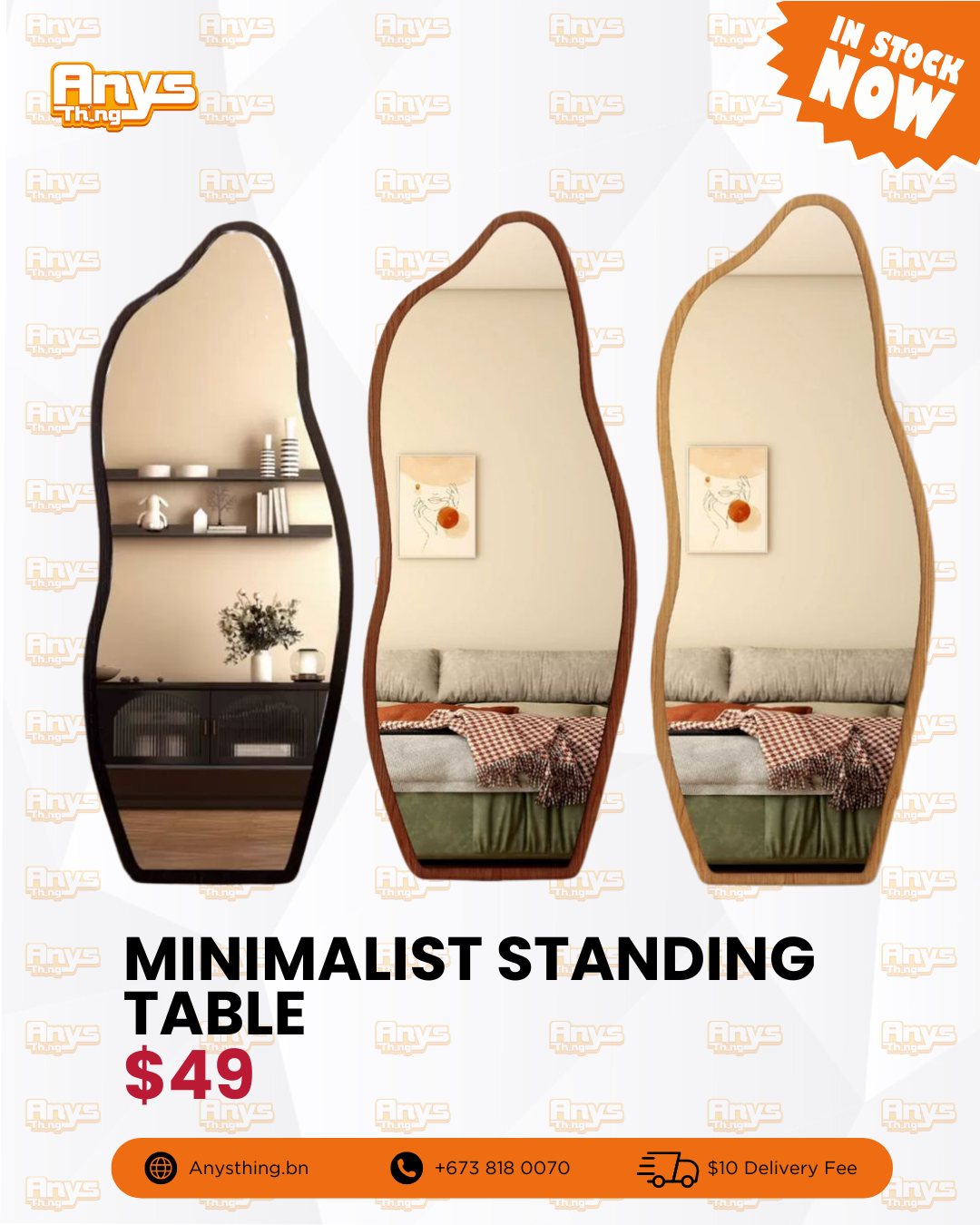 Minimalist Standing Mirror