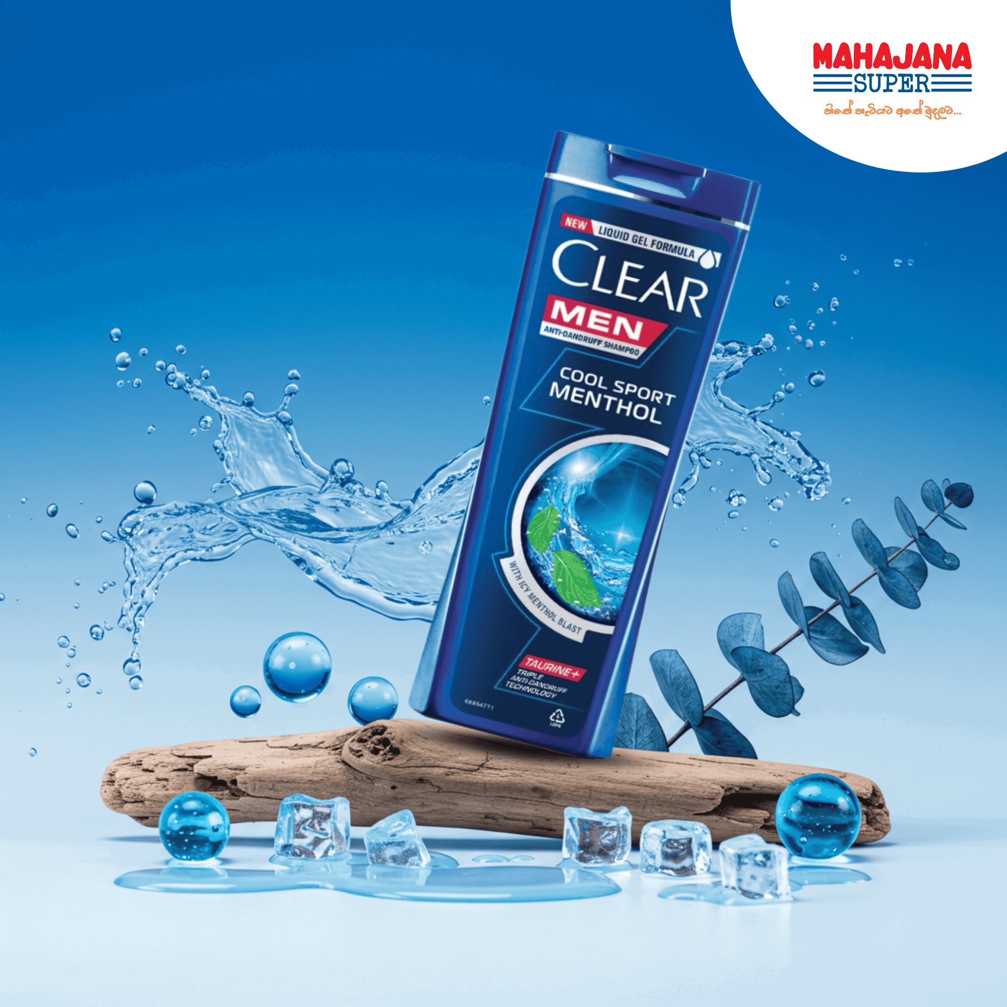 Clear Men Shampoo Cool Sport Menthol 180ml_0
