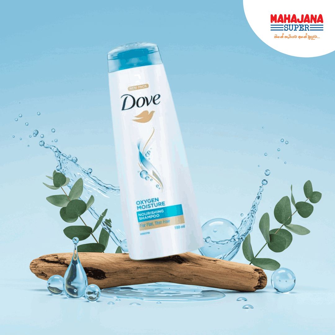Dove Oxygen Moisture Shampoo 180ml