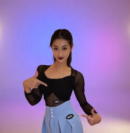 MIU -Mesh + Chest pad [Top]