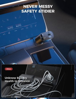 Fast charger Retractable-Voiture 