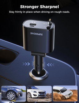 Fast charger Retractable-Voiture 