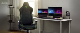 Cadeira Gamer Razer Iskur XL, Preta, Suporte Lombar Móvel, Almofada de Espuma de Alta Densidade, Apoio de Braço 4D, Almofada de Cabeça