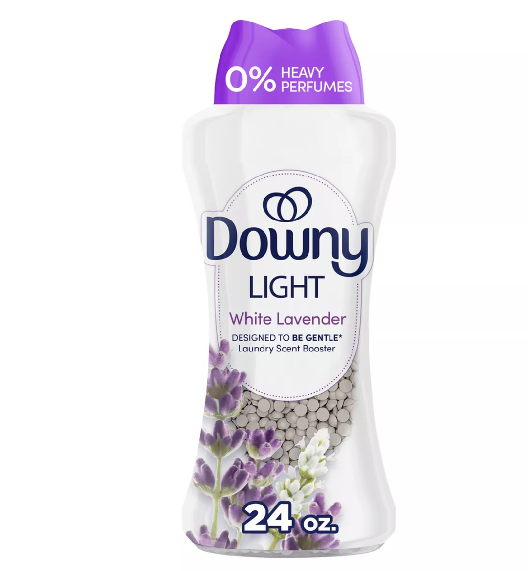 Downy Light White Lavender Laundry Scent Booster Beads for Washer with No Heavy Perfumes