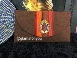 Beaded Material & aesthetic Clutch Bags 