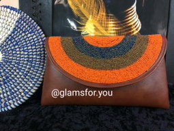 Beaded Material & aesthetic Clutch Bags 