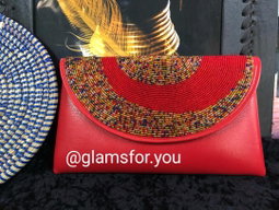 Beaded Material & aesthetic Clutch Bags 