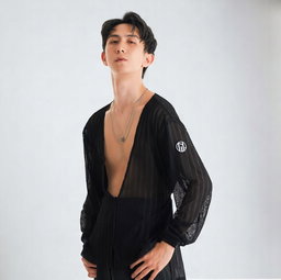 DUYQ -Large V-neck [Top]