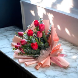 TULIPS BOUQUET WRAP