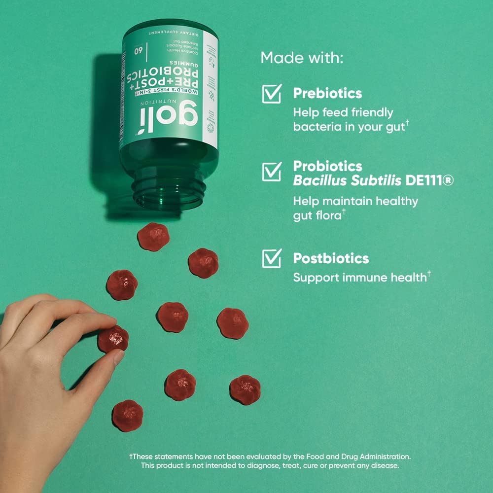 GOLI Zero Sugar PRE+POST+ PROBIOTICS Gummies_5