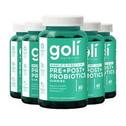 GOLI Zero Sugar PRE+POST+ PROBIOTICS Gummies