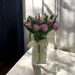 TULIPS VASE ARRANGEMENT 