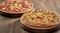 Romans DOUBLE DELIGHT (TWO LARGE PIZZA) 