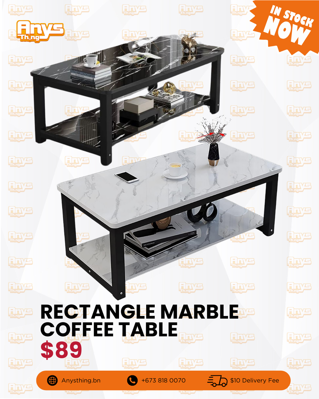 Rectangle Marble Coffee Table_0