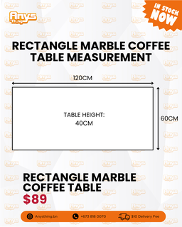 Rectangle Marble Coffee Table
