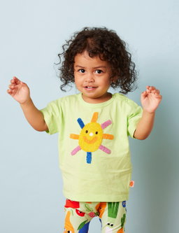 Cotton Applique T-shirt (Sun)