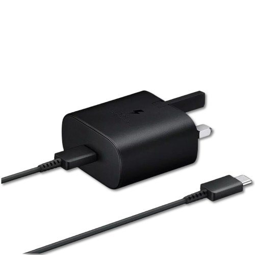 Samsung PD Fast Charger 25W 3 Pin + USB-C to USB-C Cable_0