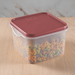Easy Store Square With Lid 3Lt - Coral
