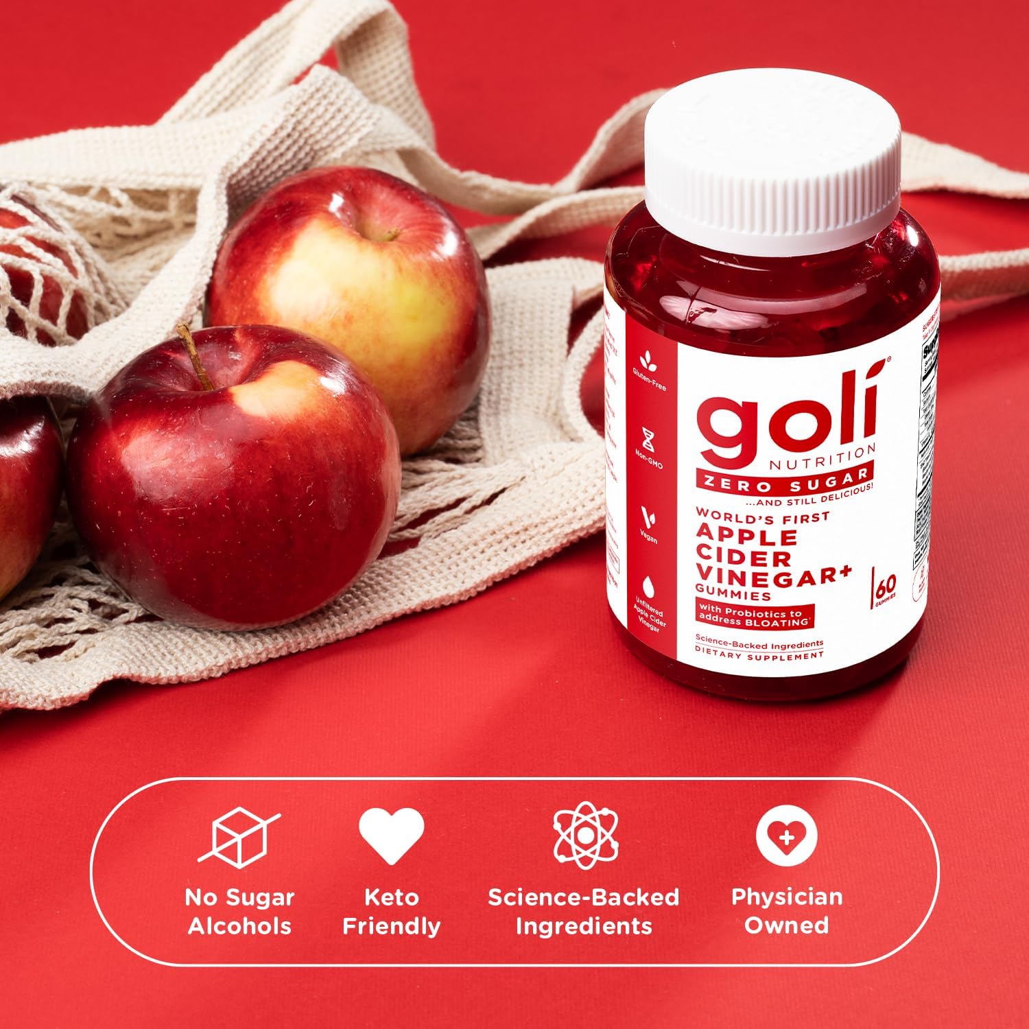 GOLI Zero Sugar Apple Cider Vinegar Gummies - ACV_6