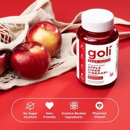 GOLI Zero Sugar Apple Cider Vinegar Gummies - ACV